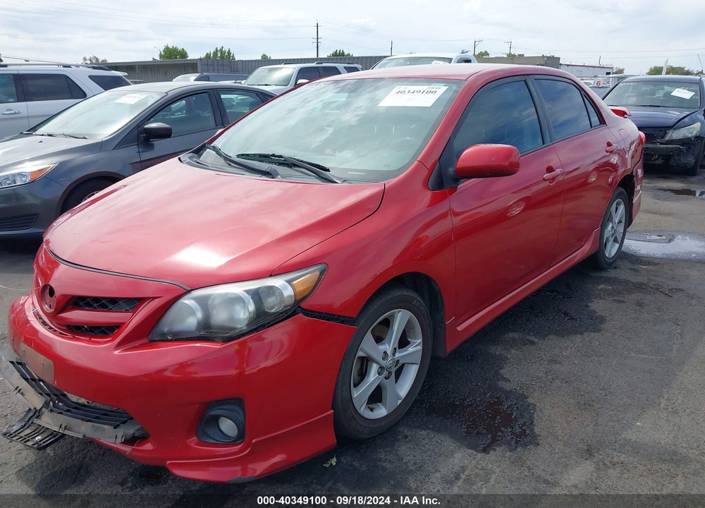 2011 TOYOTA COROLLA S VIN: 2T1BU4EE4BC674671