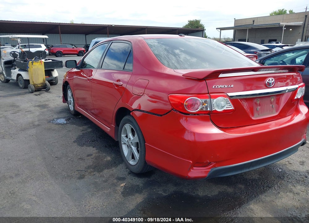 2011 TOYOTA COROLLA S VIN: 2T1BU4EE4BC674671