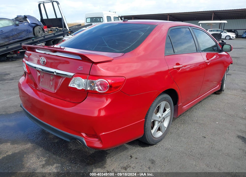 2011 TOYOTA COROLLA S VIN: 2T1BU4EE4BC674671