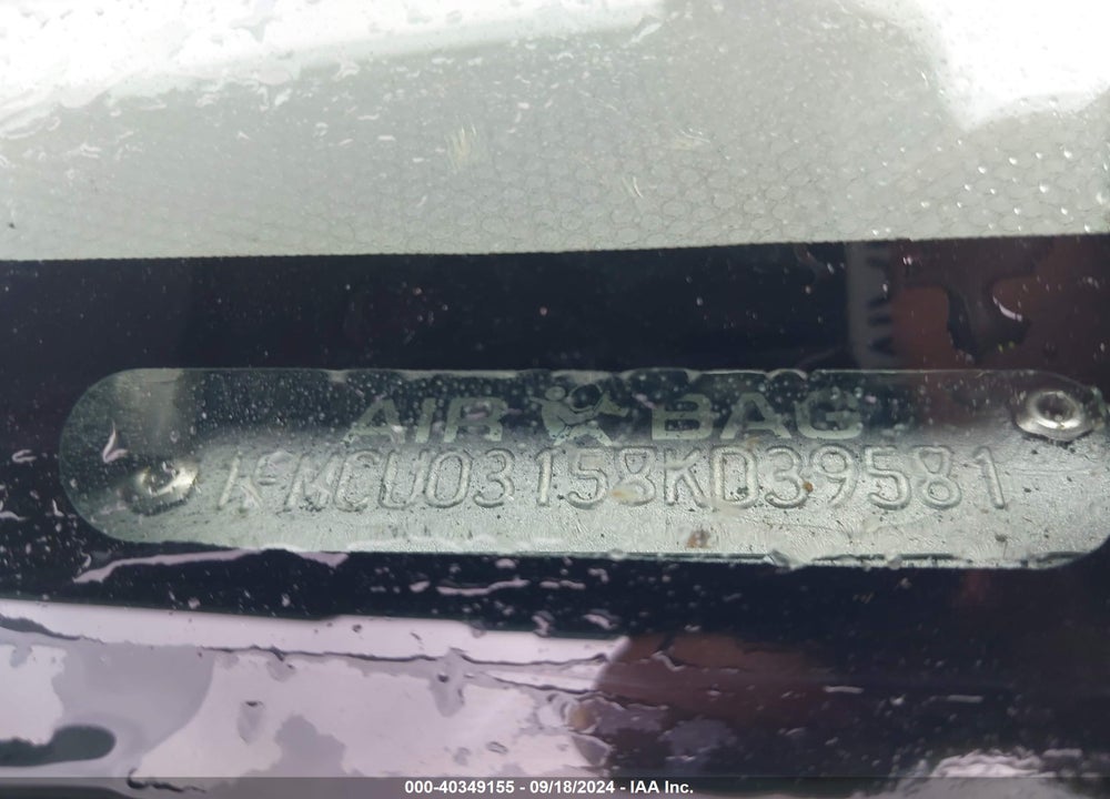 2008 FORD ESCAPE XLT VIN: 1FMCU03158KD39581