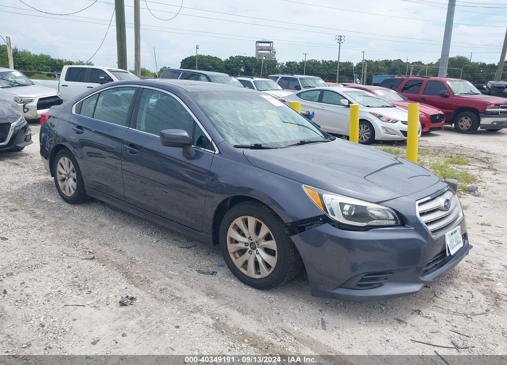 2015 SUBARU LEGACY 2.5I PREMIUM VIN: 4S3BNBE68F3072171