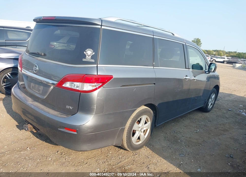 2014 NISSAN QUEST SV VIN: JN8AE2KP1E9108128