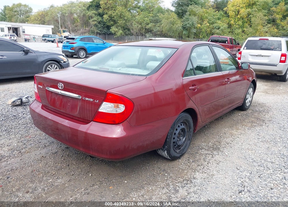 2003 TOYOTA CAMRY LE VIN: JTDBE32K030240387