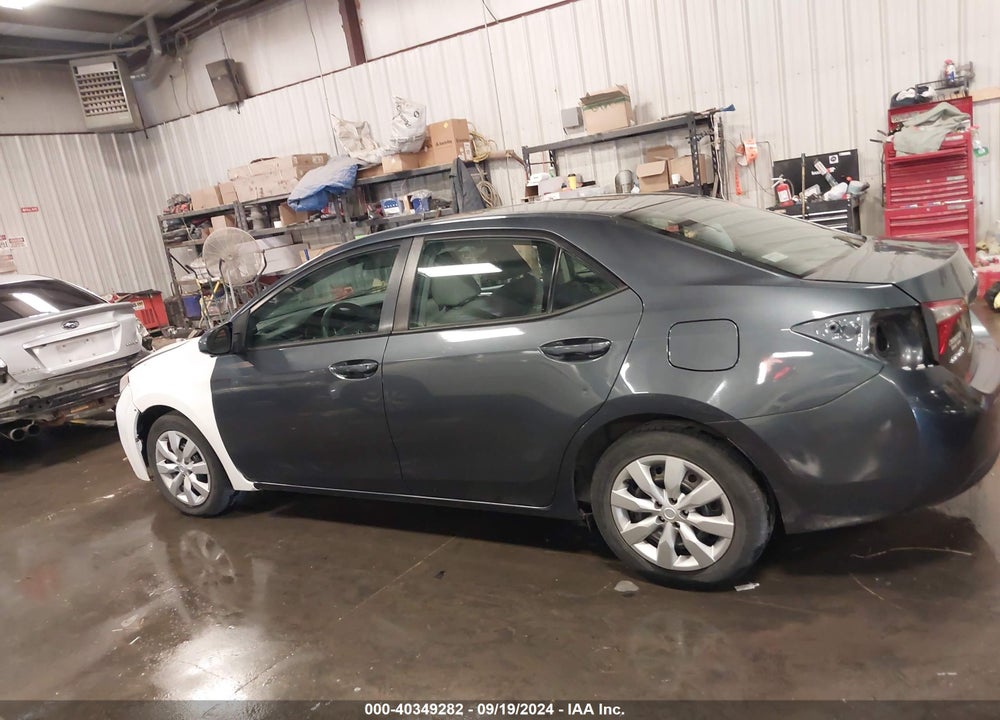 2016 TOYOTA COROLLA LE VIN: 2T1BURHE5GC597180