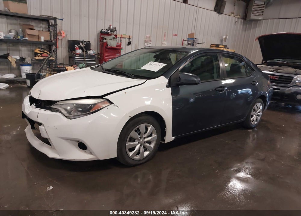 2016 TOYOTA COROLLA LE VIN: 2T1BURHE5GC597180