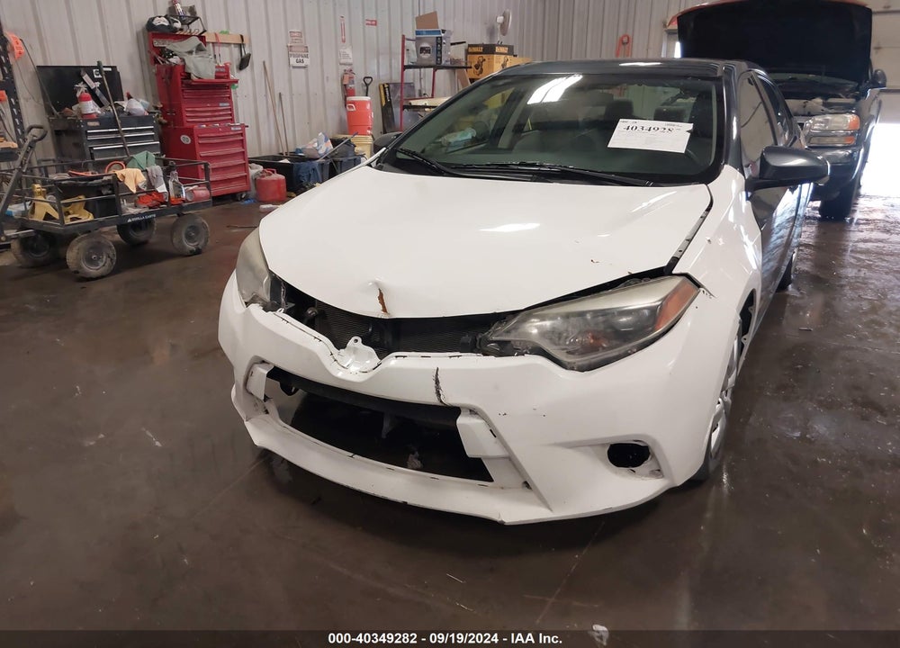 2016 TOYOTA COROLLA LE VIN: 2T1BURHE5GC597180