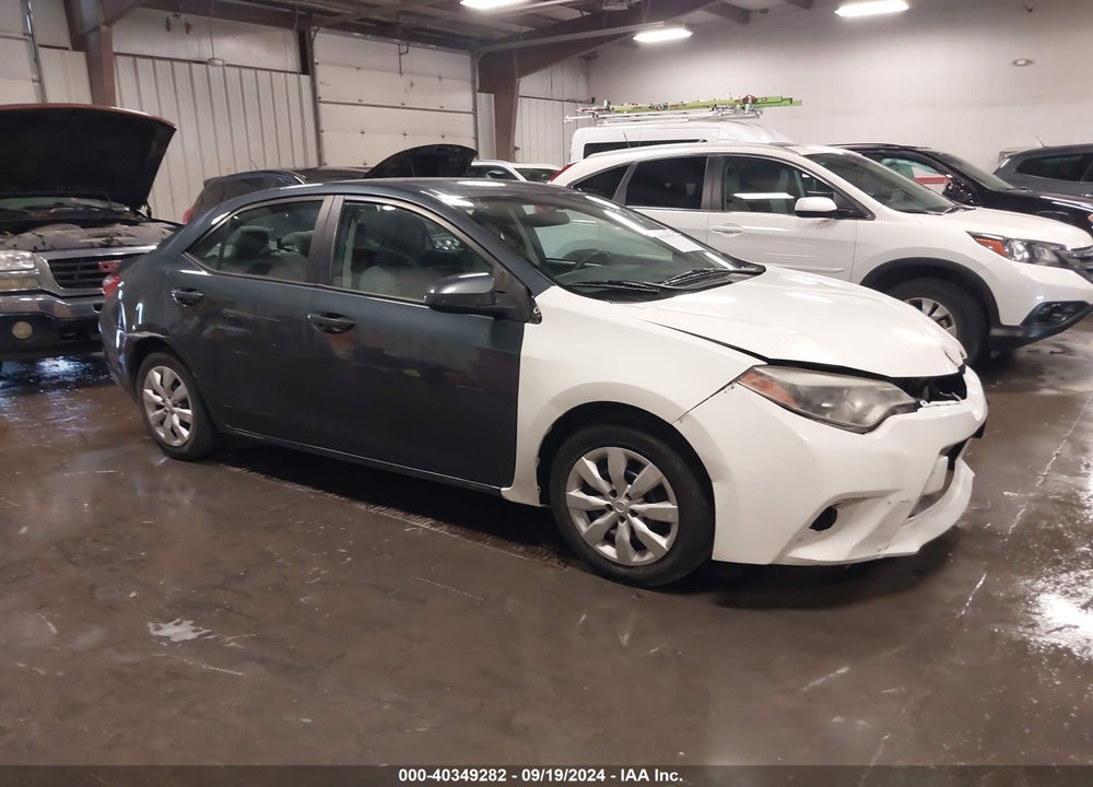 2016 TOYOTA COROLLA LE VIN: 2T1BURHE5GC597180