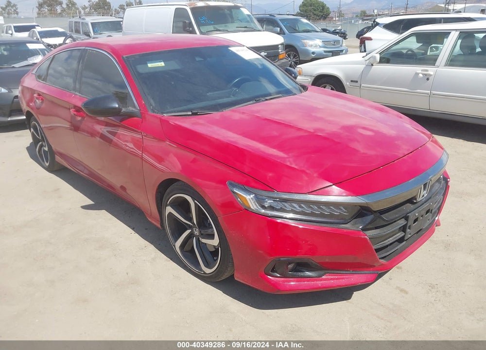 2021 HONDA ACCORD SPORT VIN: 1HGCV1F30MA090130