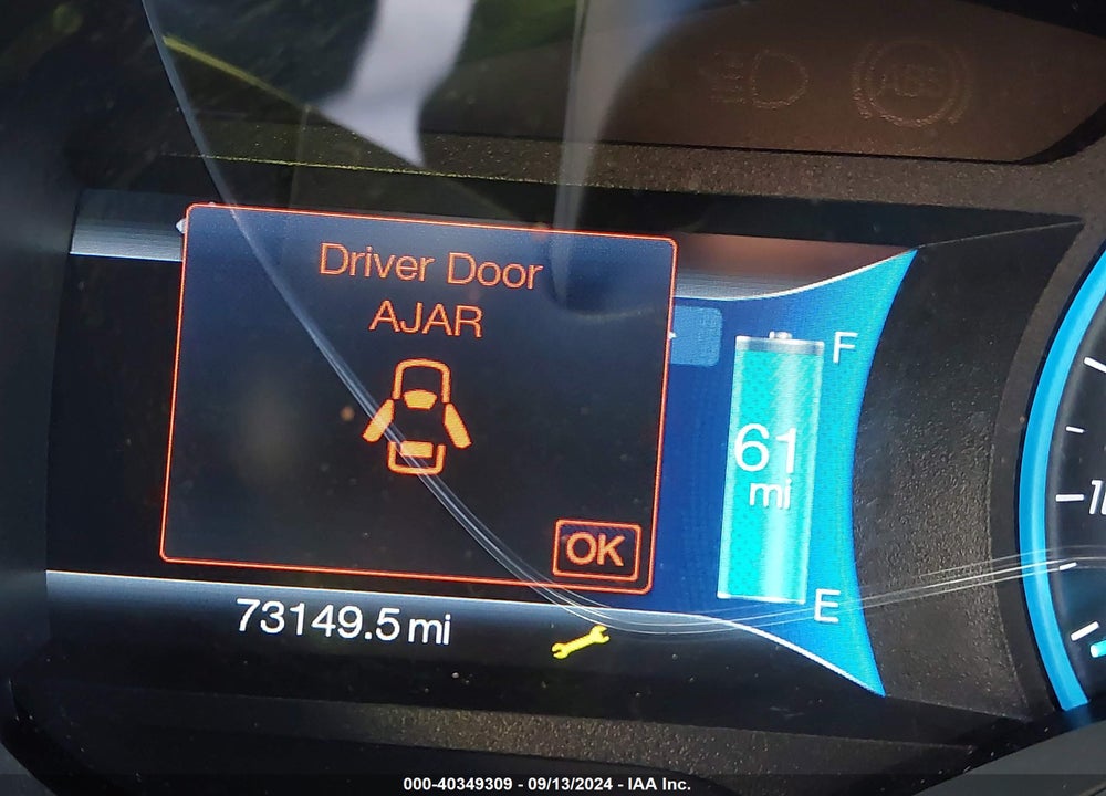 2013 FORD FOCUS ELECTRIC VIN: 1FADP3R42DL271477