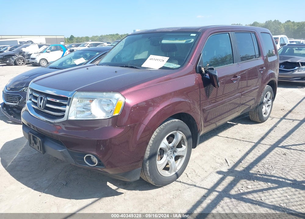 2014 HONDA PILOT EX-L VIN: 5FNYF4H53EB050683