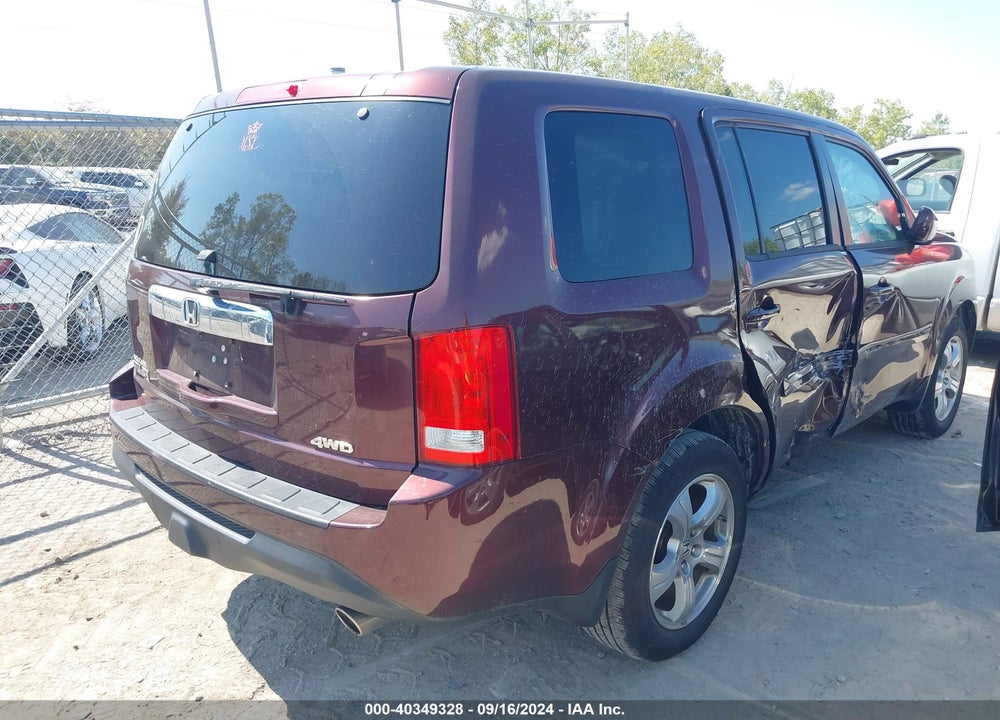 2014 HONDA PILOT EX-L VIN: 5FNYF4H53EB050683