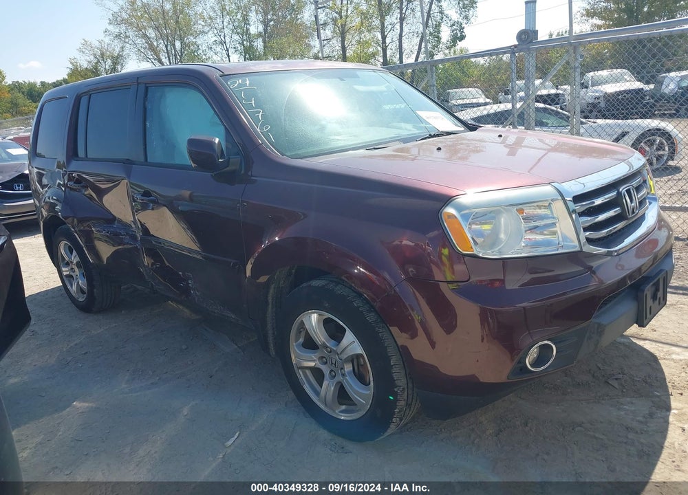 2014 HONDA PILOT EX-L VIN: 5FNYF4H53EB050683
