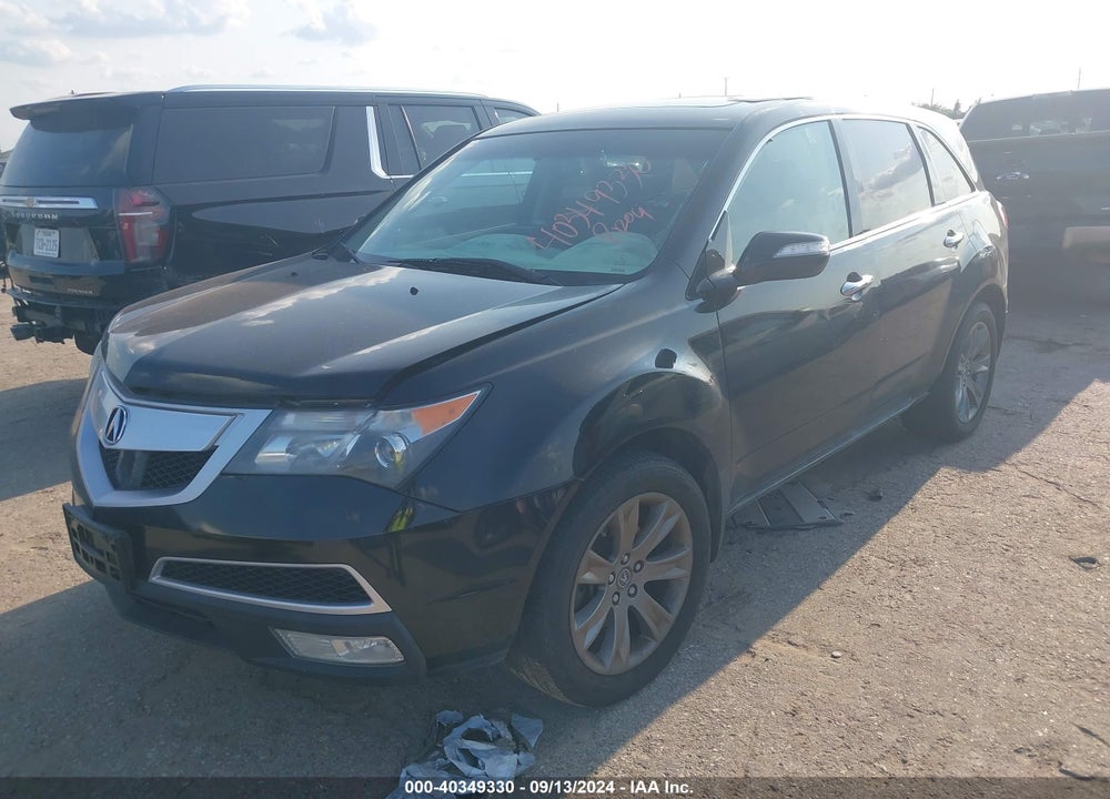 2013 ACURA MDX ADVANCE PACKAGE VIN: 2HNYD2H65DH518323