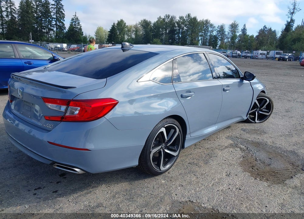 2022 HONDA ACCORD SPORT 2.0T VIN: 1HGCV2F39NA021640