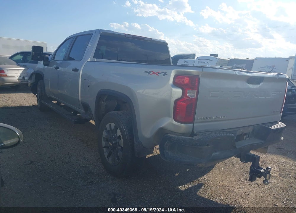 2022 CHEVROLET SILVERADO 2500HD 4WD STANDARD BED CUSTOM VIN: 2GC4YMEYXN1239728
