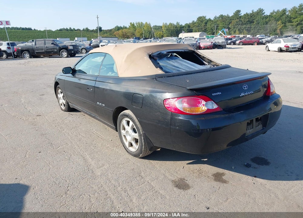 2003 TOYOTA CAMRY SOLARA SLE V6 VIN: 2T1FF28P53C606426