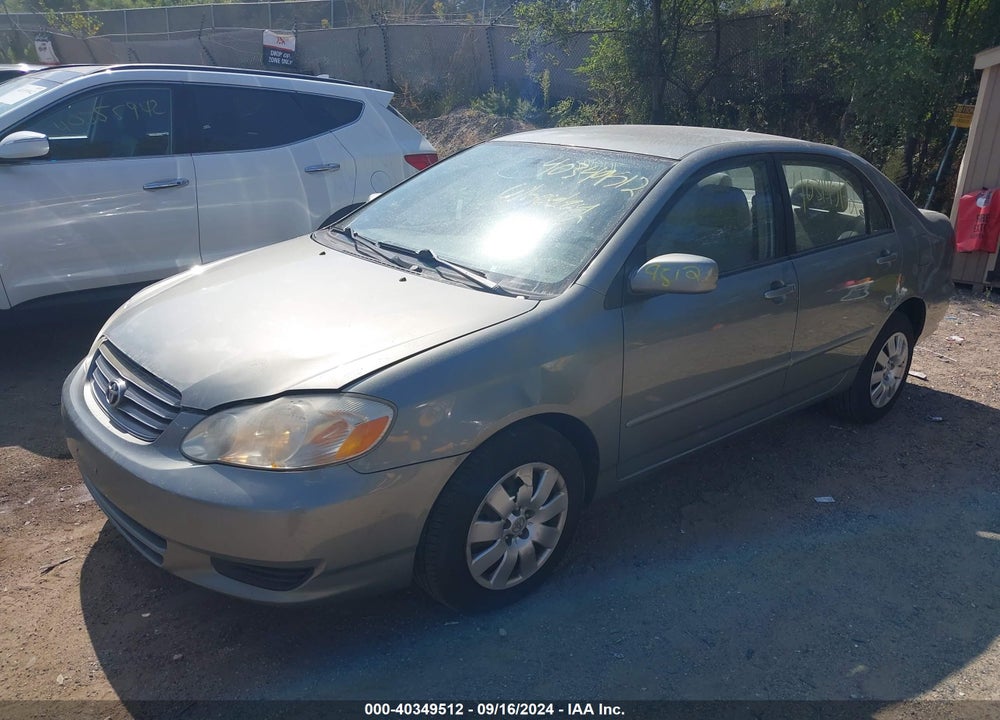 2004 TOYOTA COROLLA LE VIN: 1NXBR32E54Z214937