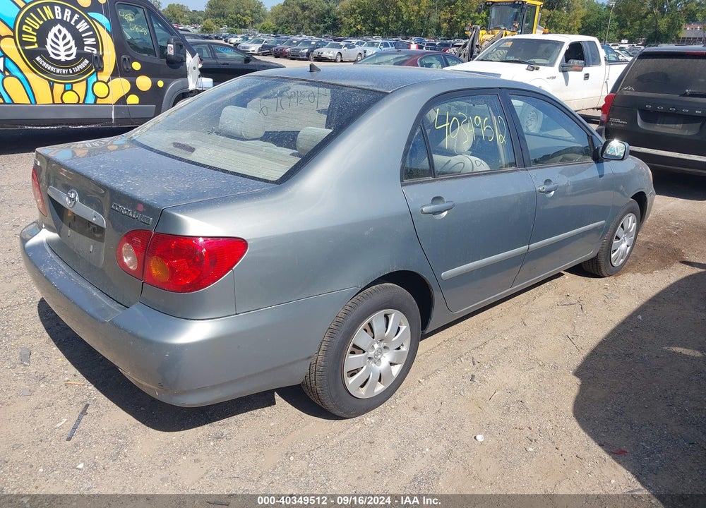 2004 TOYOTA COROLLA LE VIN: 1NXBR32E54Z214937