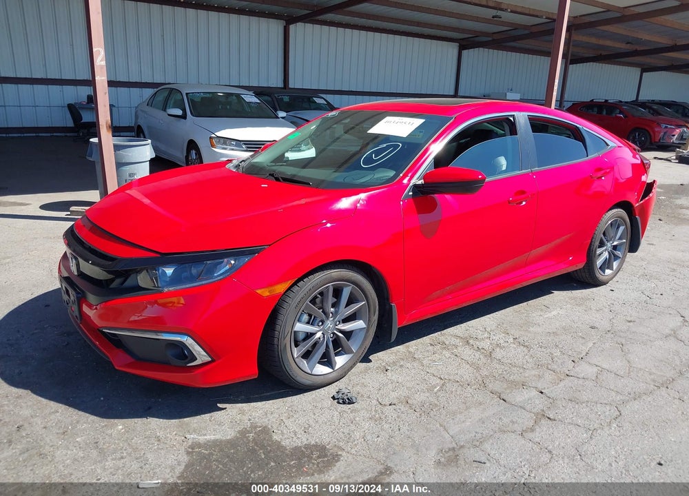 2020 HONDA CIVIC EX-L VIN: 2HGFC1F78LH682302