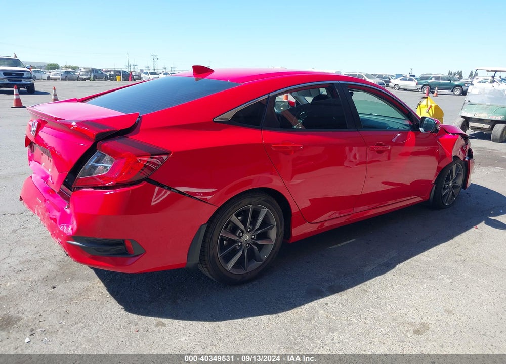 2020 HONDA CIVIC EX-L VIN: 2HGFC1F78LH682302