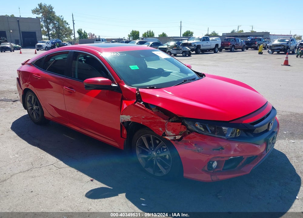2020 HONDA CIVIC EX-L VIN: 2HGFC1F78LH682302