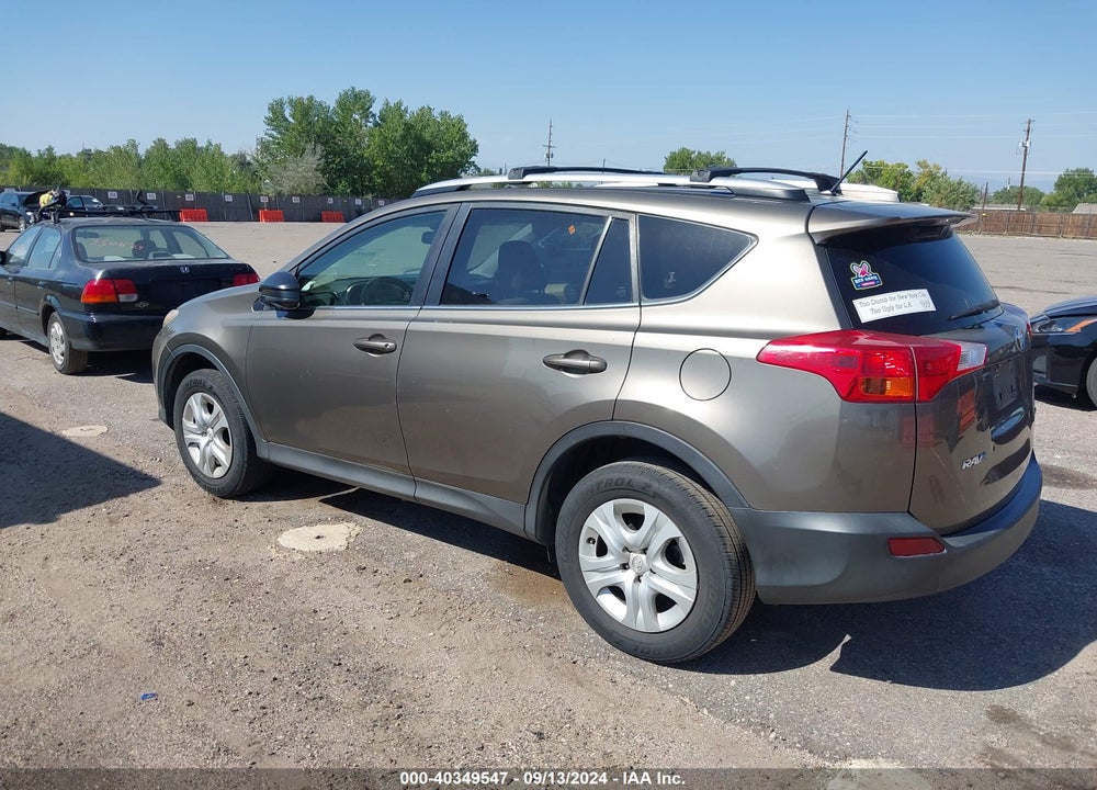 2013 TOYOTA RAV4 LE VIN: JTMZFREV1DD016463