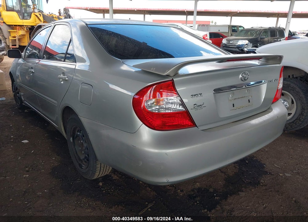 2002 TOYOTA CAMRY LE VIN: 4T1BE32K42U509042