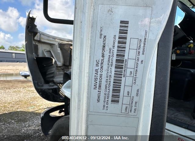 2017 INTERNATIONAL TRANSTAR 8600 VIN: 3HSHXSNR2HN723327