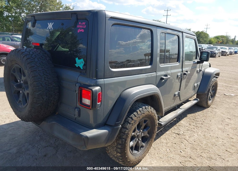 2018 JEEP WRANGLER UNLIMITED SPORT S 4X4 VIN: 1C4HJXDNXJW205659