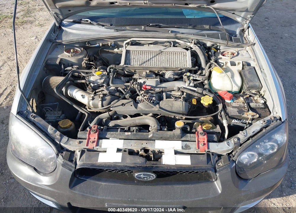 2005 SUBARU IMPREZA WRX VIN: JF1GD29635G507761