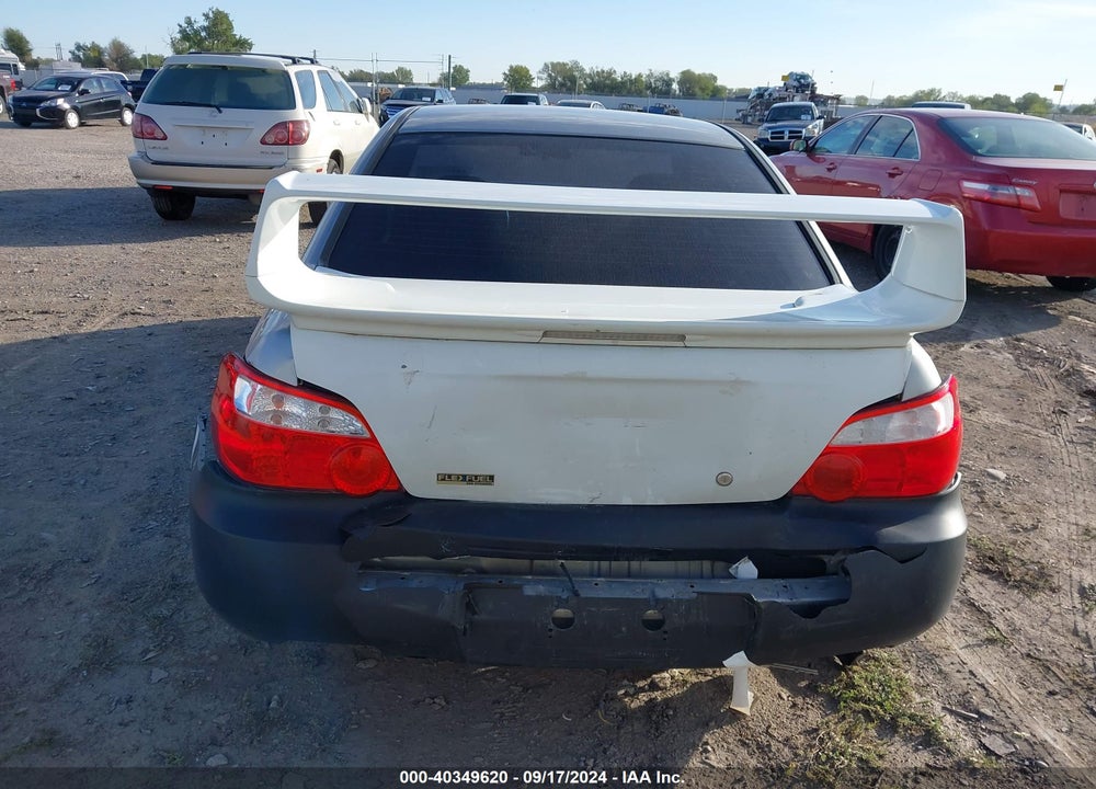 2005 SUBARU IMPREZA WRX VIN: JF1GD29635G507761