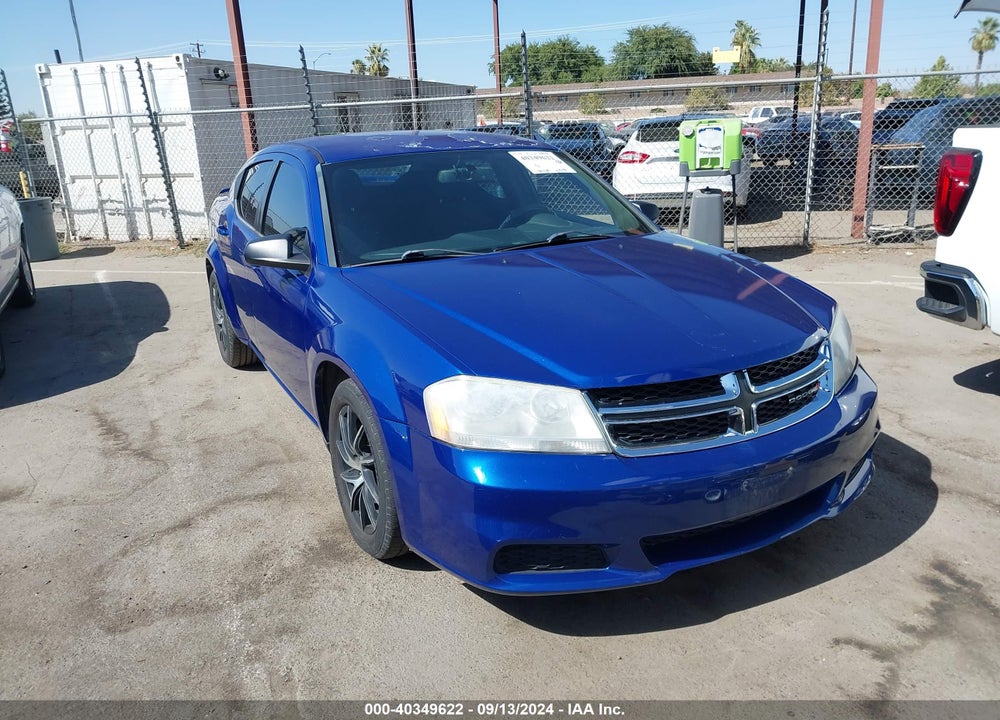 2014 DODGE AVENGER SE VIN: 1C3CDZAG6EN193898
