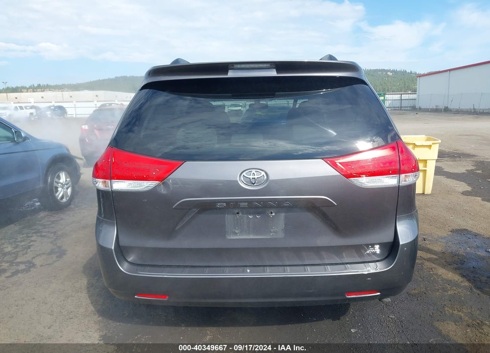 2012 TOYOTA SIENNA LE 7 PASSENGER VIN: 5TDJK3DC6CS038922