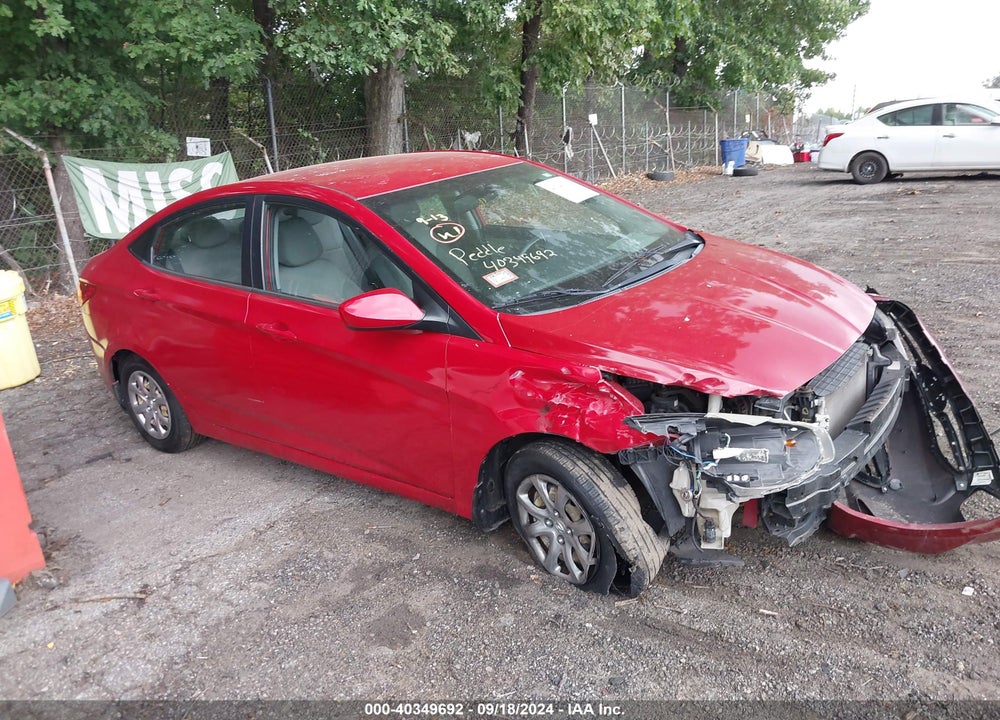 2013 HYUNDAI ACCENT GLS VIN: KMHCT4AE0DU413066