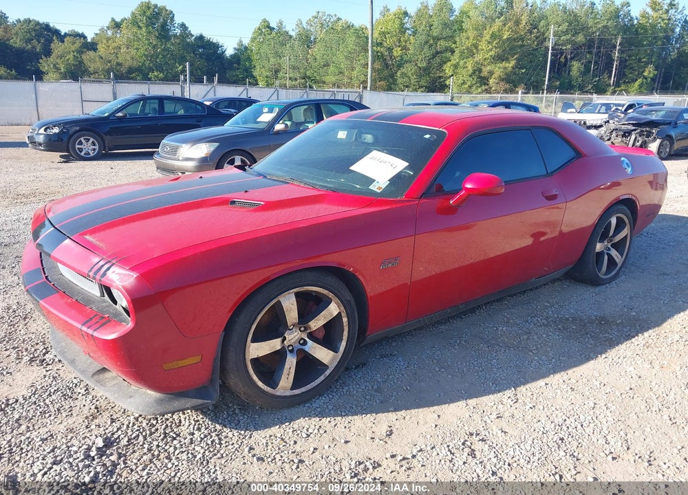2012 DODGE CHALLENGER VIN: 2C3CDYCJ1CH206906