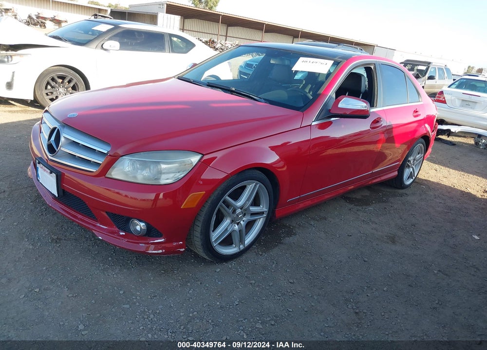 2009 MERCEDES-BENZ C 350 SPORT VIN: WDDGF56X49R057508