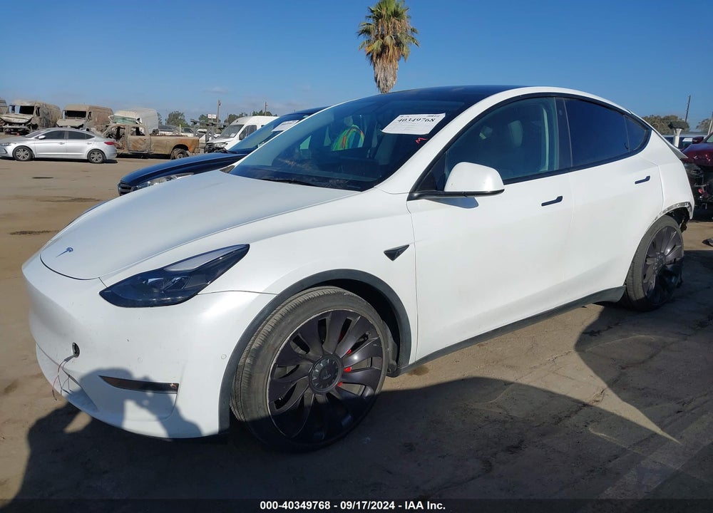 2021 TESLA MODEL Y PERFORMANCE DUAL MOTOR ALL-WHEEL DRIVE VIN: 5YJYGDEF1MF230673