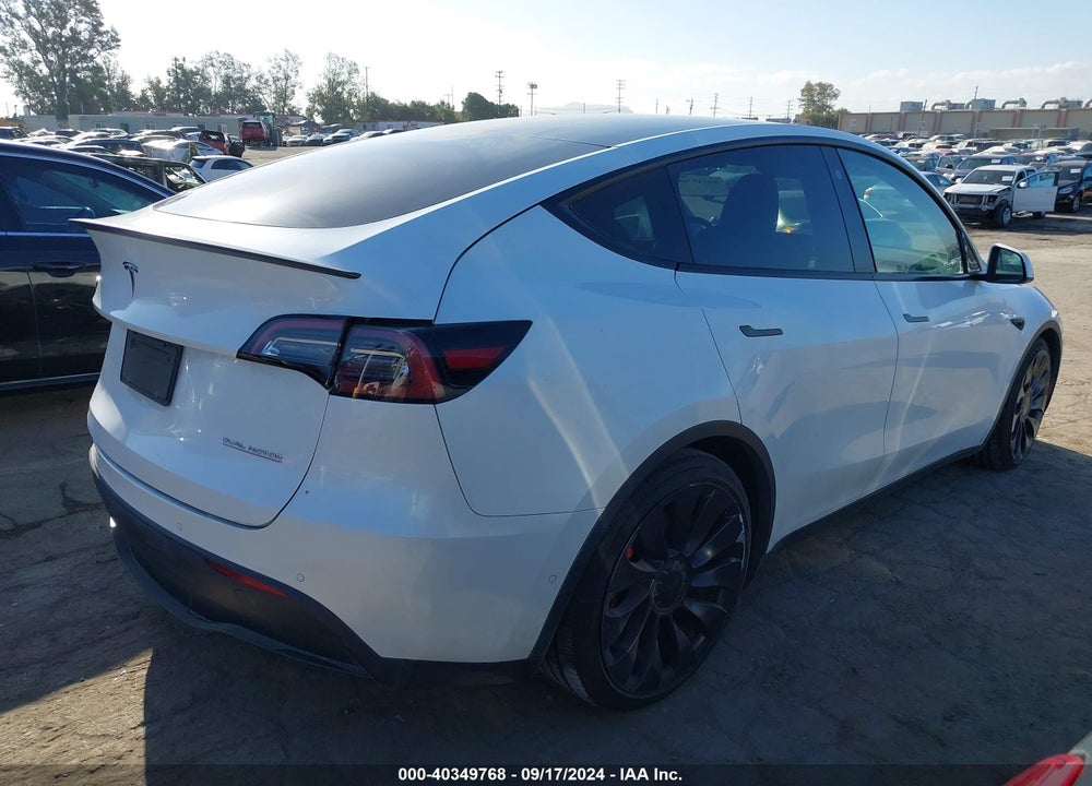 2021 TESLA MODEL Y PERFORMANCE DUAL MOTOR ALL-WHEEL DRIVE VIN: 5YJYGDEF1MF230673