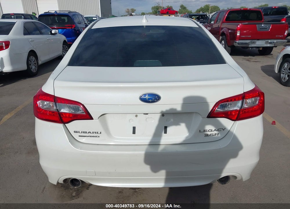 2016 SUBARU LEGACY 3.6R LIMITED VIN: 4S3BNEN66G3013252