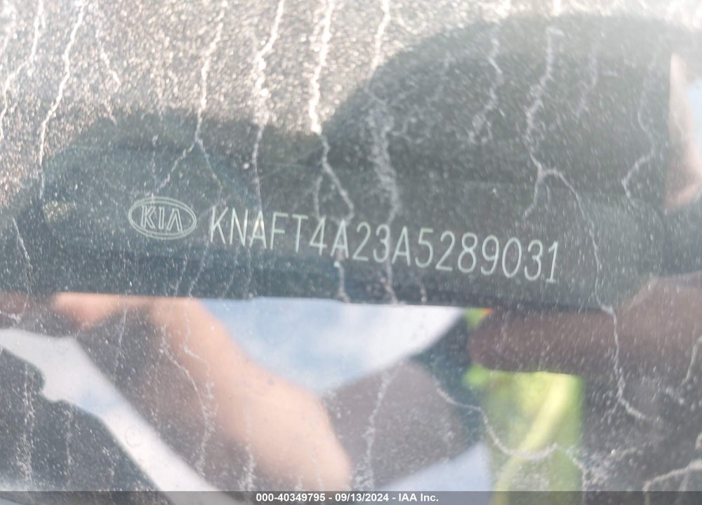 2010 KIA FORTE LX VIN: KNAFT4A23A5289031