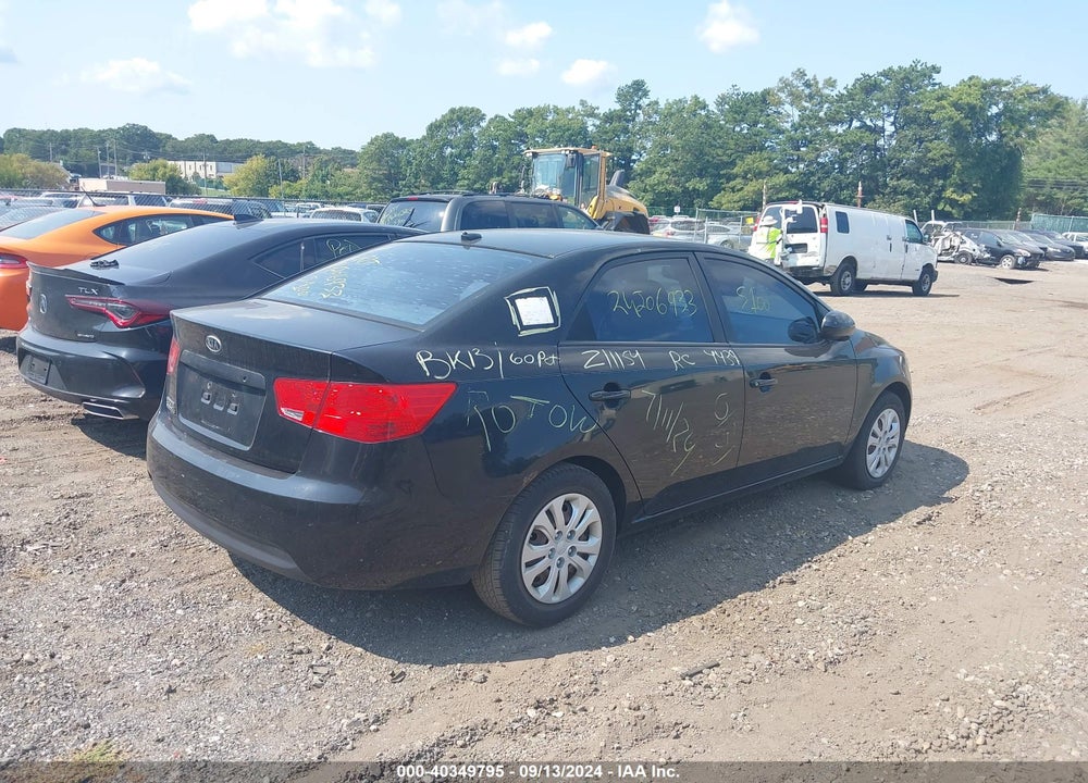 2010 KIA FORTE LX VIN: KNAFT4A23A5289031