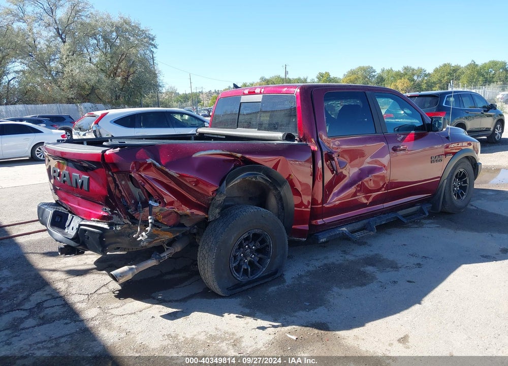 2018 RAM 1500 REBEL 4X4 5'7 BOX VIN: 1C6RR7YT6JS196883