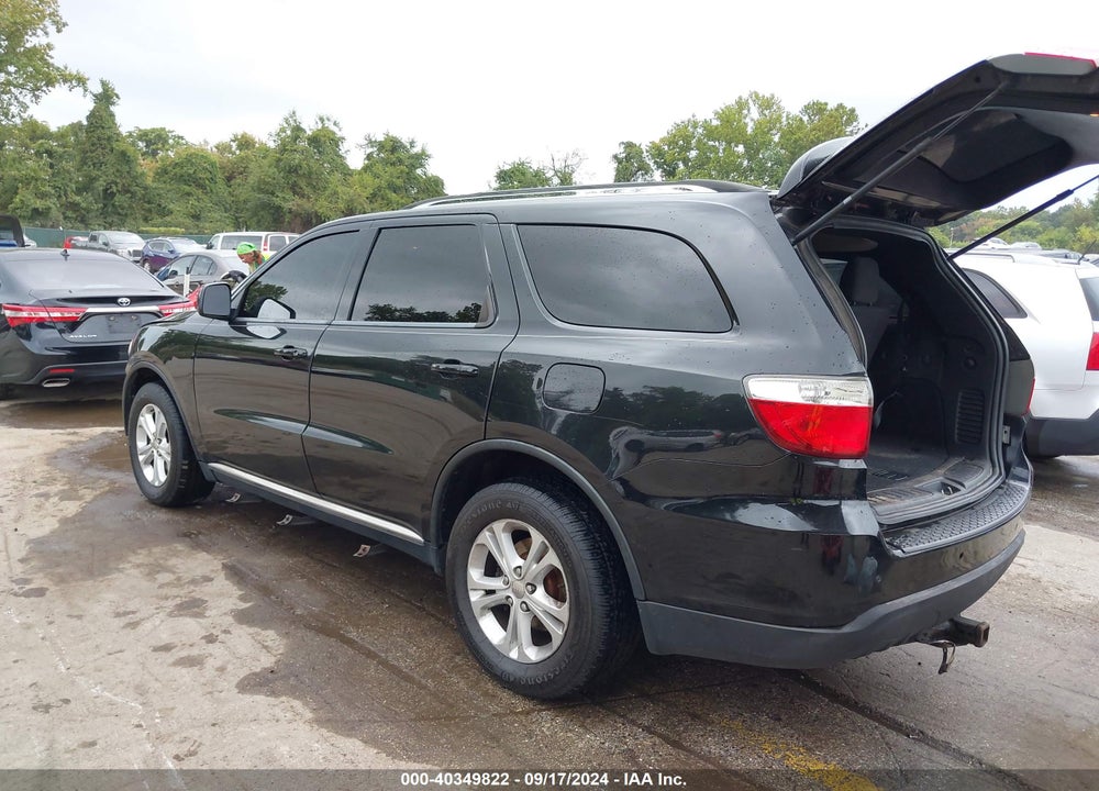 2013 DODGE DURANGO SXT VIN: 1C4RDJAG2DC632824