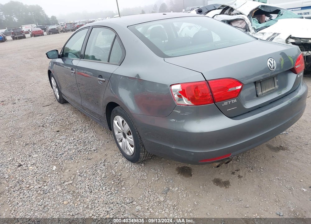 2012 VOLKSWAGEN JETTA 2.5L SE VIN: 3VWDP7AJ9CM389653