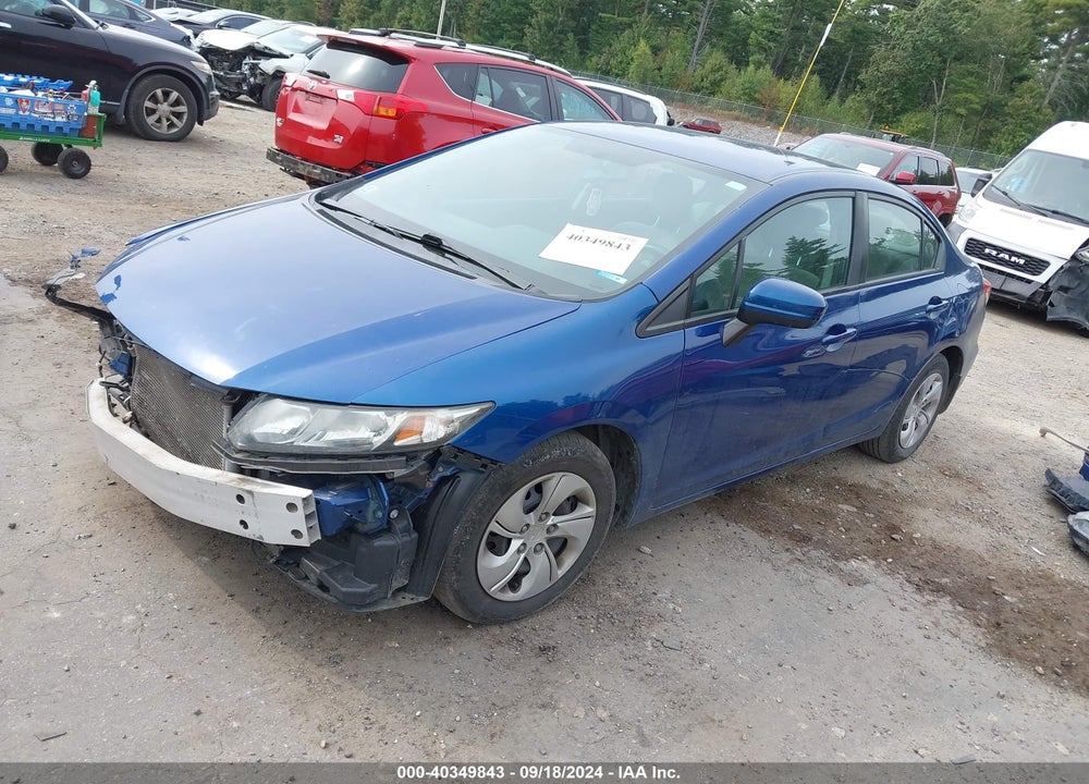 2015 HONDA CIVIC LX VIN: 19XFB2F50FE225117