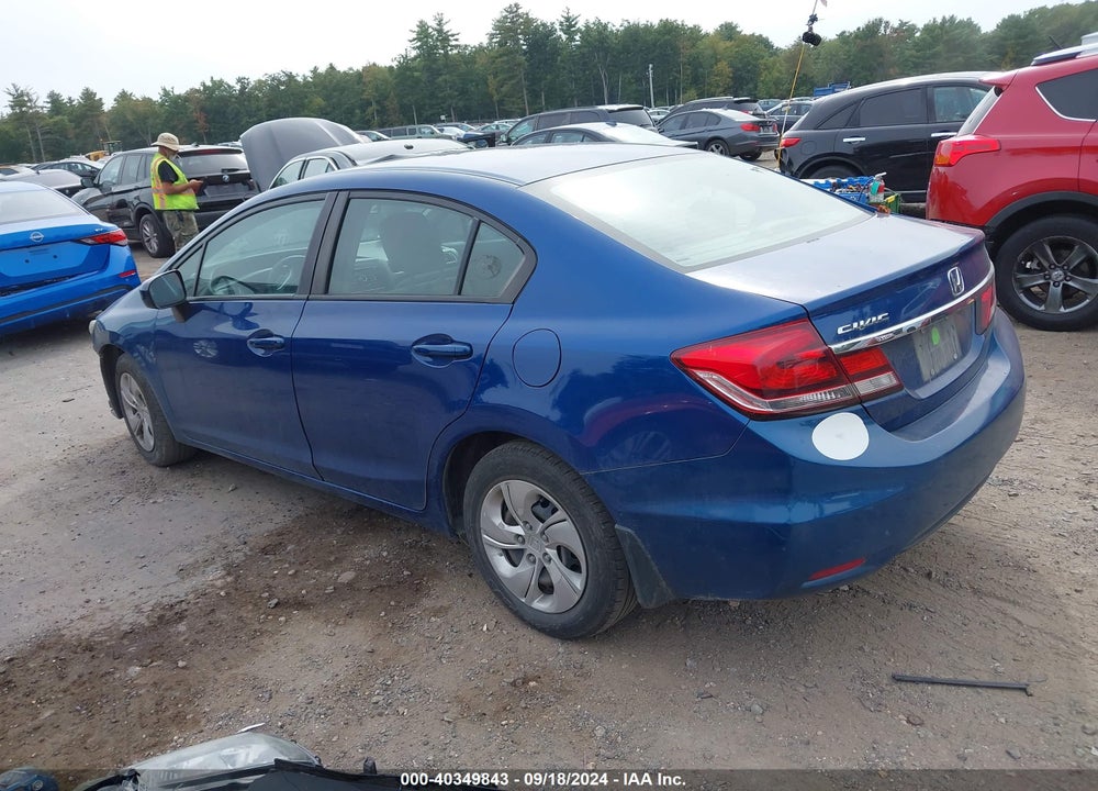 2015 HONDA CIVIC LX VIN: 19XFB2F50FE225117