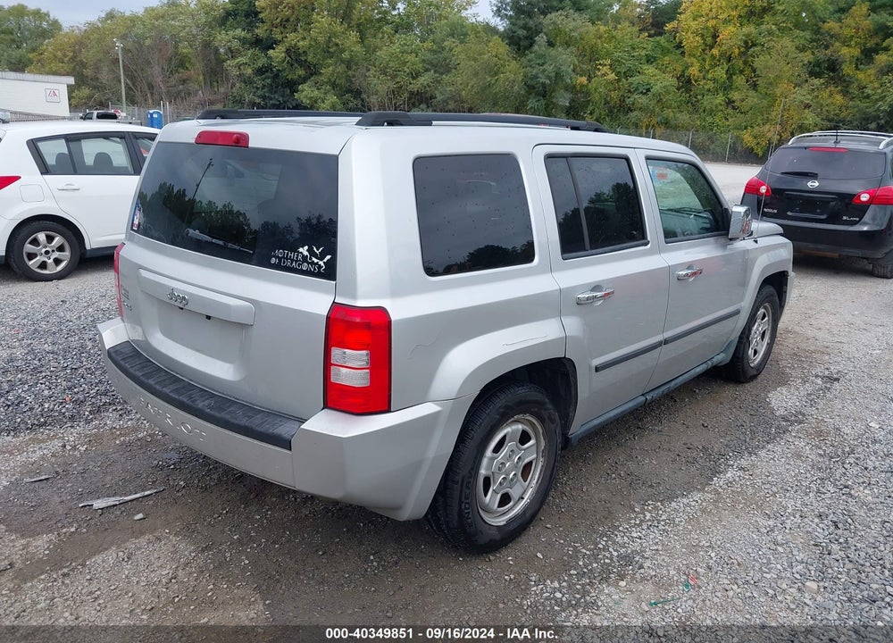 2010 JEEP PATRIOT SPORT VIN: 1J4NF2GB5AD509870