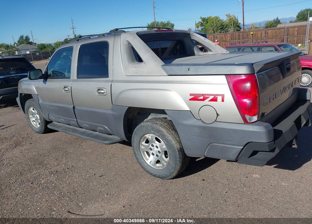2003 CHEVROLET AVALANCHE 1500 VIN: 3GNEK13T03G166974