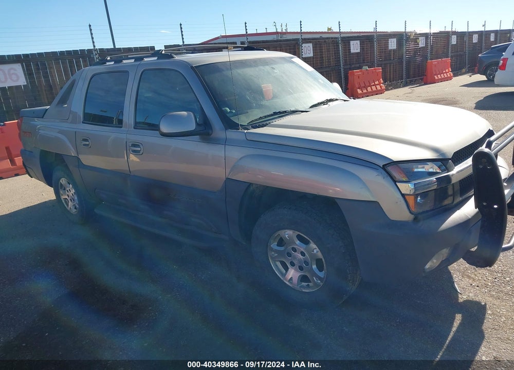2003 CHEVROLET AVALANCHE 1500 VIN: 3GNEK13T03G166974
