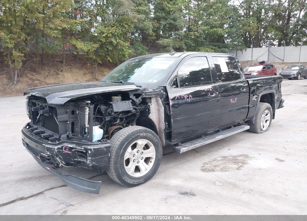 2014 GMC SIERRA 1500 SLT VIN: 3GTU2VEC2EG555143